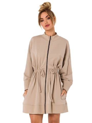 made of emotion Sukienka w kolorze beżowym