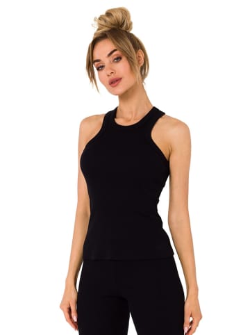 made of emotion Top w kolorze czarnym