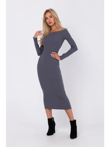 made of emotion Sukienka w kolorze antracytowym