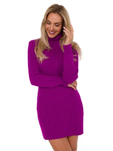 made of emotion Gebreide jurk paars