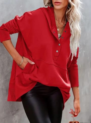 Milan Kiss Bluza w kolorze czerwonym