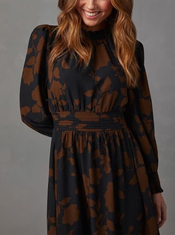 Milan Kiss Kleid in Schwarz/ Braun