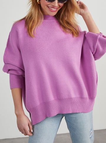 Milan Kiss Sweter w kolorze fioletowym