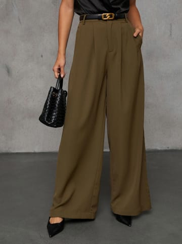 Milan Kiss Marlenehose in Khaki