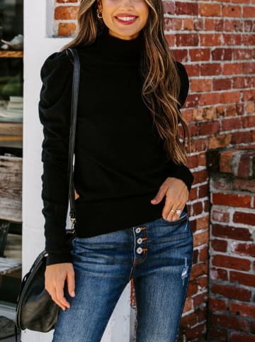 Milan Kiss Longsleeve in Schwarz