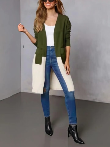 Milan Kiss Vest kaki/crème