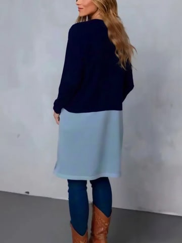 Milan Kiss Vest lichtblauw/donkerblauw