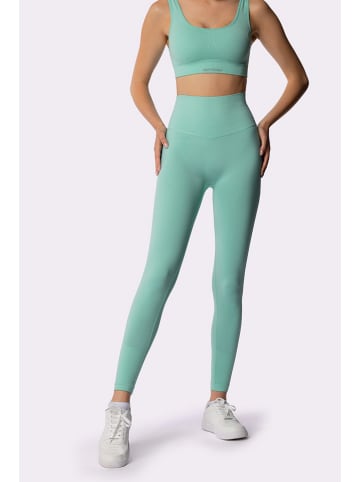 Spaio Legginsy termiczne "Adapt" w kolorze turkusowym