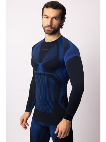 Spaio Thermolongsleeve "Confidence" zwart/blauw