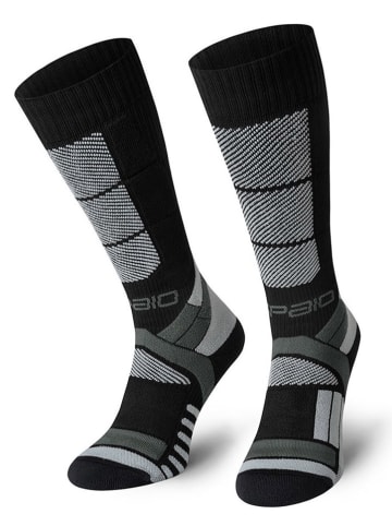 Spaio Podkolanówki narciarskie "Thermo-Evo 02" w kolorze czarno-szarym