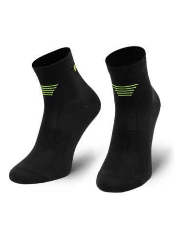 Spaio Laufsocken "Running" in Schwarz/ Gelb