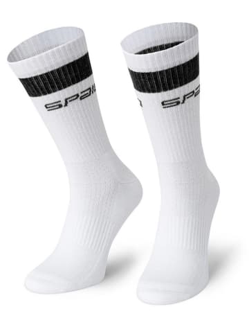 Spaio Sokken "Flex" wit/zwart