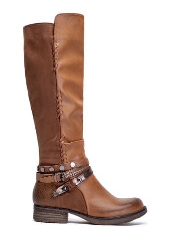 Foreverfolie Stiefel in Camel