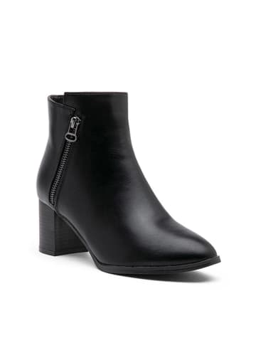 Foreverfolie Stiefeletten in Schwarz