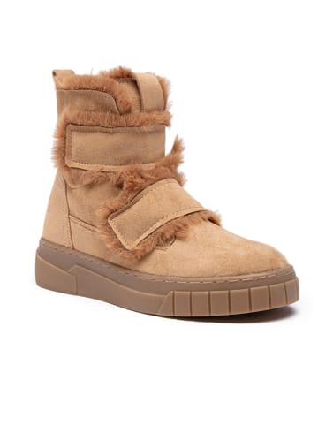Foreverfolie Winterstiefel in Hellbraun