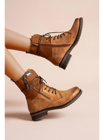 Foreverfolie Boots in Hellbraun