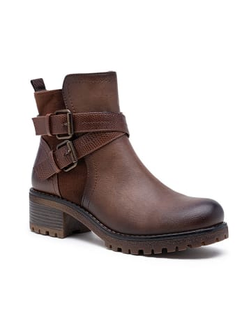 Foreverfolie Boots in Braun