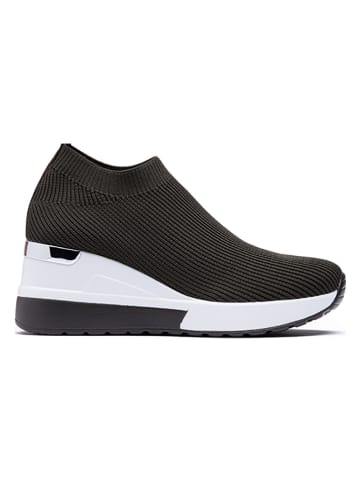 Foreverfolie Sneakers in Khaki/ Weiß