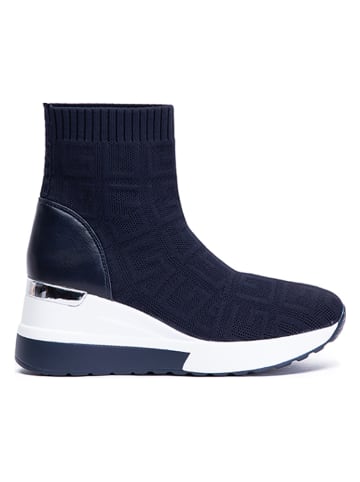 Foreverfolie Sneakersy w kolorze granatowo-białym