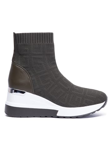 Foreverfolie Sneakers in Khaki/ Weiß