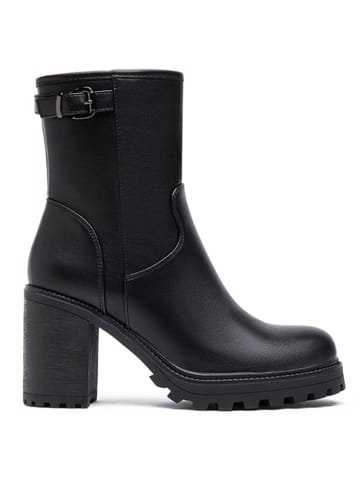 Foreverfolie Stiefeletten in Schwarz