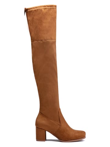 Foreverfolie Stiefel in Camel