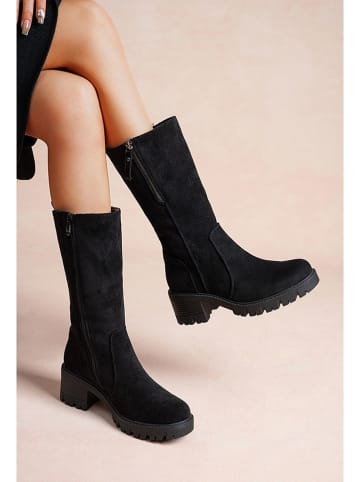 Foreverfolie Botki w kolorze czarnym