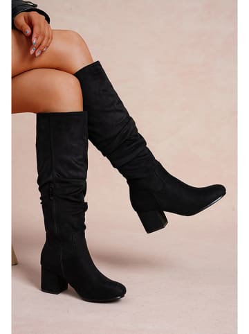 Foreverfolie Kozaki w kolorze czarnym