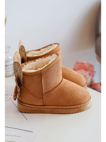 Rock & Joy Winterboots lichtbruin