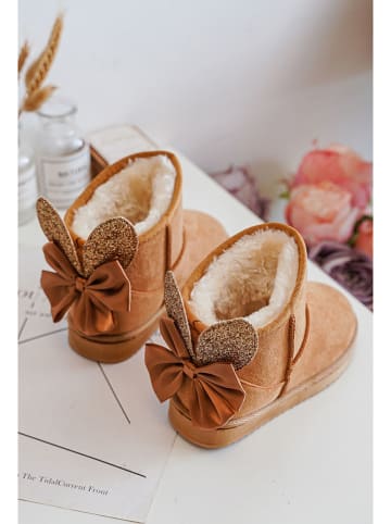 Rock & Joy Winterboots lichtbruin