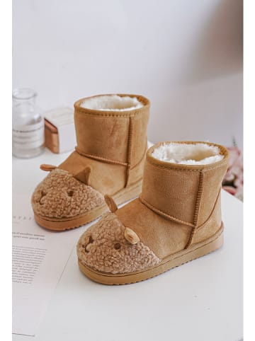 Rock & Joy Winterboots lichtbruin