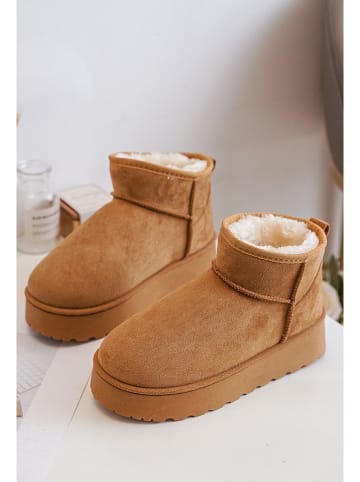 Rock & Joy Winterboots lichtbruin