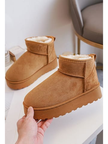 Rock & Joy Winterboots in Hellbraun