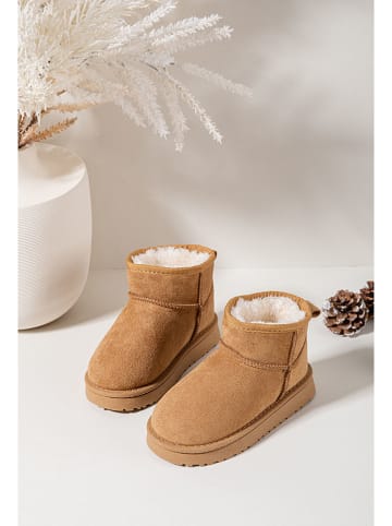 Rock & Joy Winterboots lichtbruin