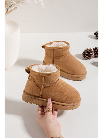 Rock & Joy Winterboots lichtbruin