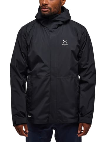 Haglöfs Kurtka funkcyjna "Gran 3-in-1 Proof" w kolorze czarnym