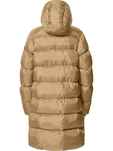 Haglöfs Doorgestikte mantel "Long Mimic III" camel
