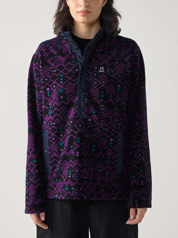 Haglöfs Fleece trui "Mora Mid" paars/zwart