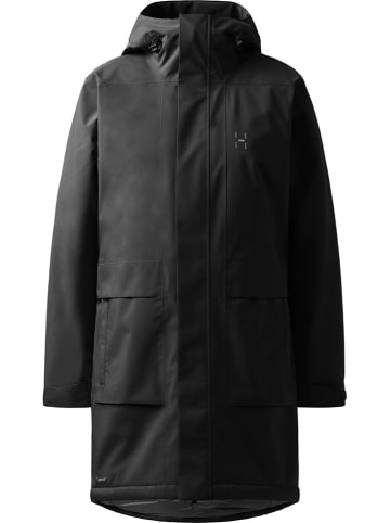 Haglöfs Parka funkcyjna "Salix Proof Mimic II" w kolorze czarnym