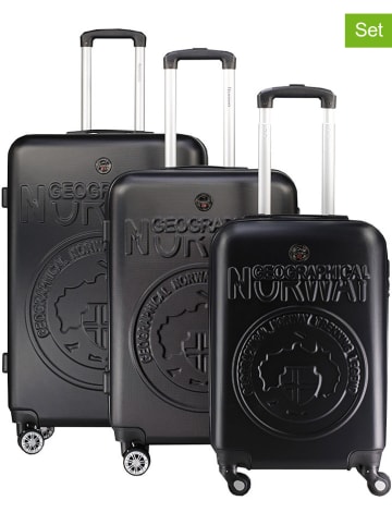 Geographical Norway 3-częściowy zestaw "Stanislaseo" w kolorze czarnym