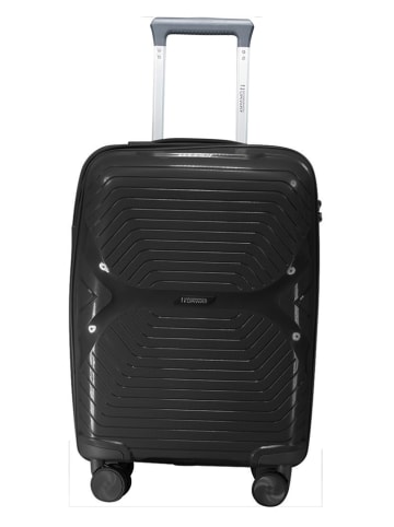 Geographical Norway Hardcase-Trolley "Silkovette" in Schwarz - (B)34 x (H)53 x (T)21 cm