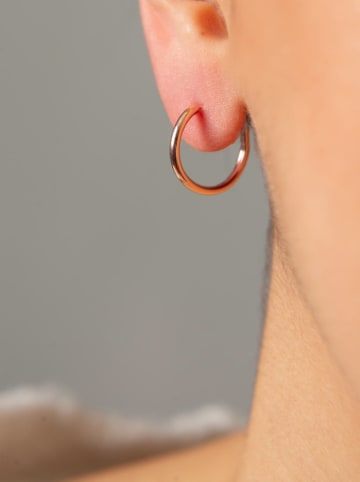 Heliophilia Srebrne kolczyki-kreole