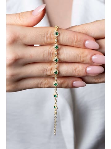 Heliophilia Vergulde armband met edelstenen