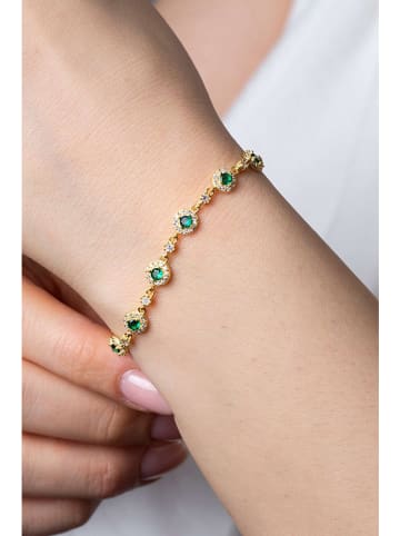 Heliophilia Vergulde armband met edelstenen