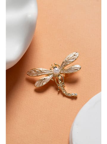 Heliophilia Broche met edelstenen en parel