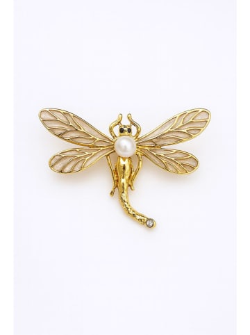 Heliophilia Broche met edelstenen en parel