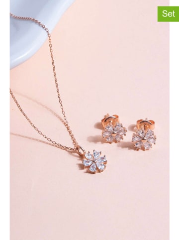 Heliophilia 2-delige sieradenset: ketting en oorstekers