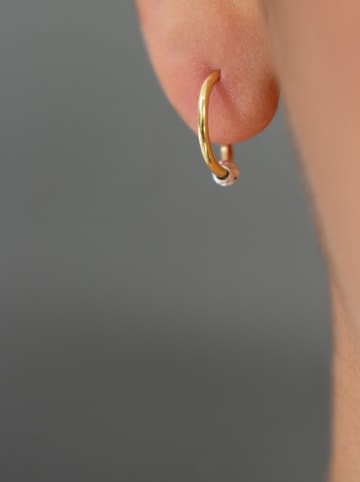 Heliophilia Srebrne kolczyki-kreole