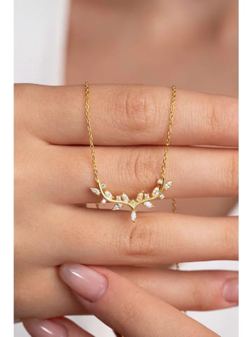 Heliophilia Vergold. Halskette mit Schmuckelement - (L)42 cm