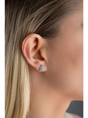 Heliophilia Vergold. Ohrstecker mit Edelsteinen